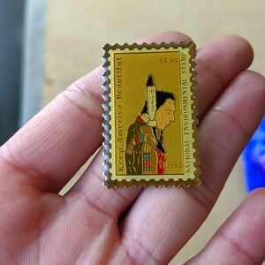 Native American national environmental stamp
